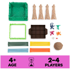 Spin Master Sink N’ Sand molding tray keeps sand neat and ready.