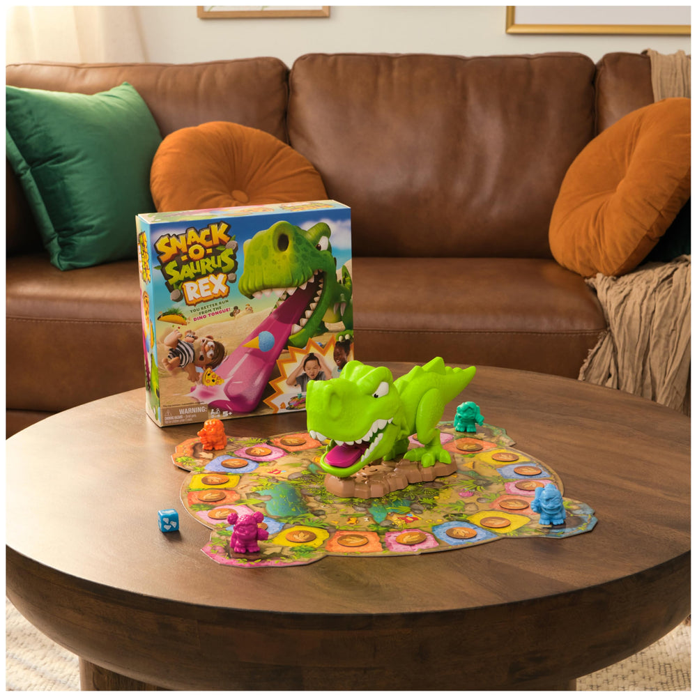 Snack-O-Saurus Rex packaging and components offer durable design.