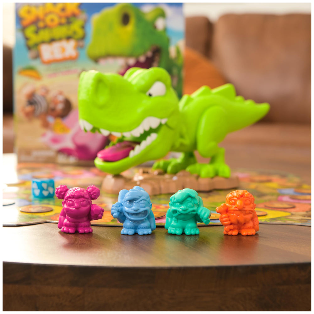 Snack-O-Saurus Rex snack types keep rounds fresh.