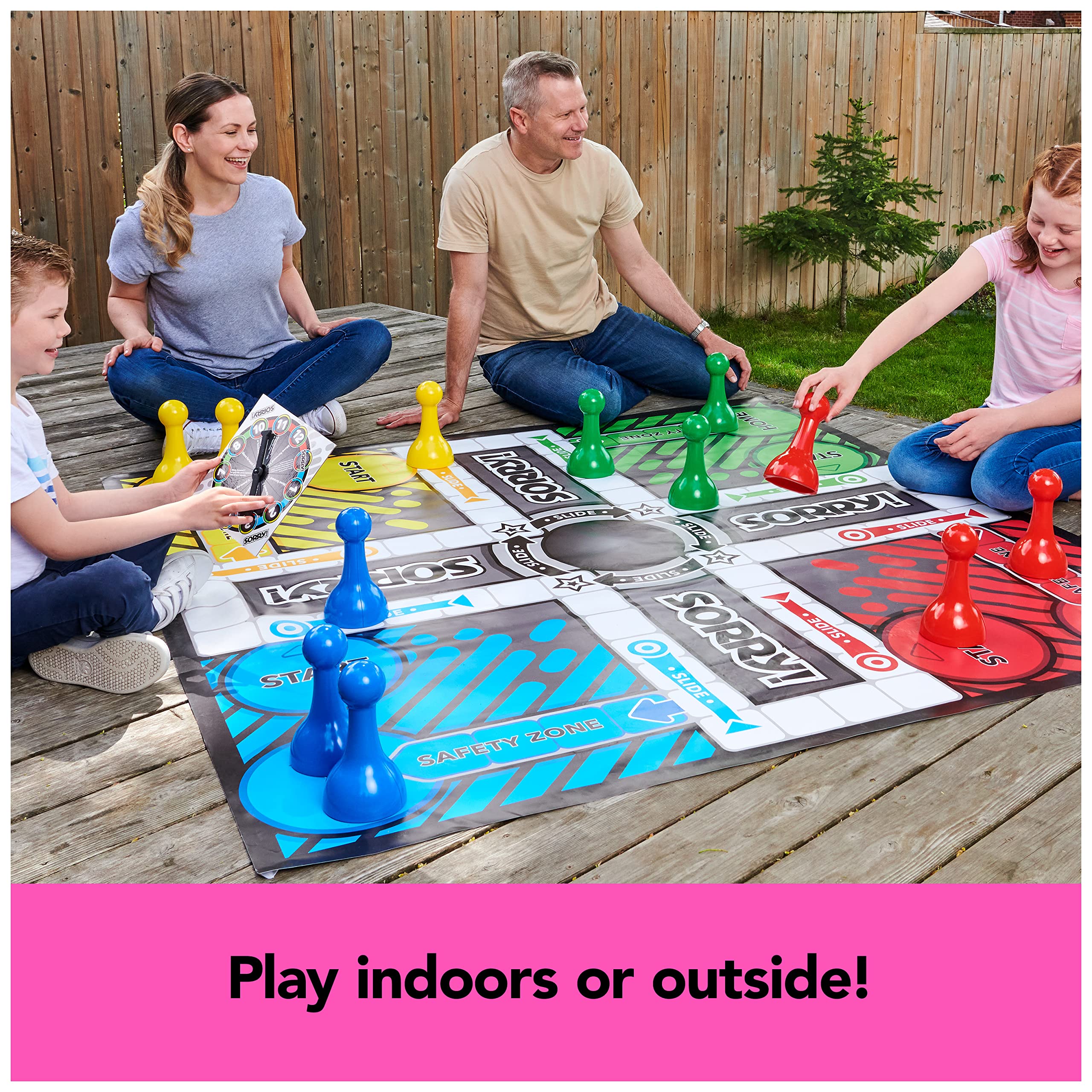 Spin Master SORRY instruction sheet simplifies setup and play.