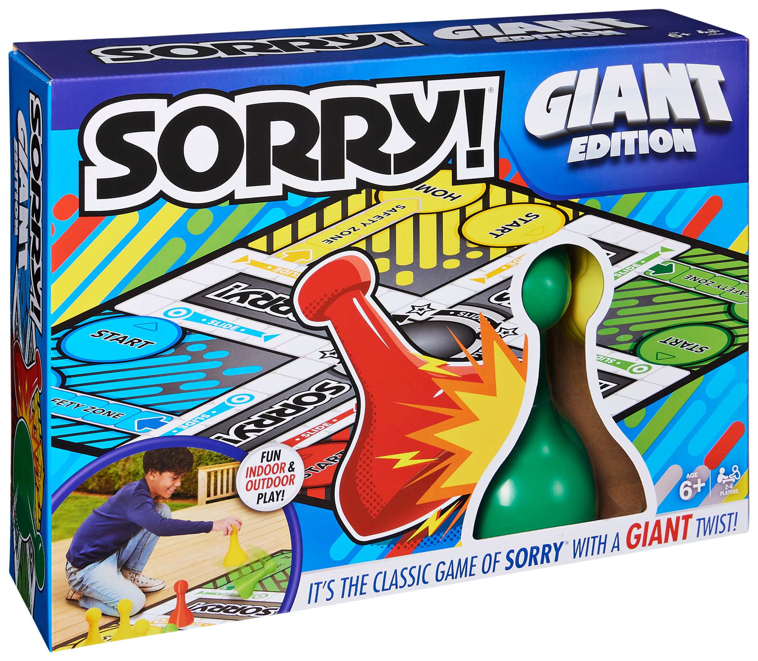 Spin Master SORRY tabletop to lawn setup supports versatile play.