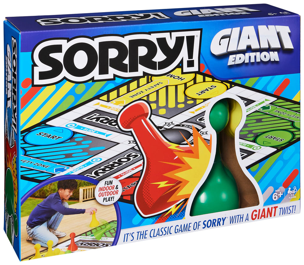 Spin Master SORRY tabletop to lawn setup supports versatile play.