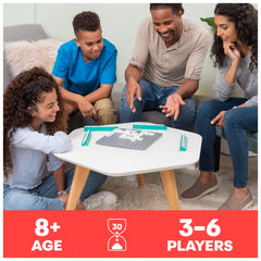 Spin Master Upwords letter tiles arranged for fast, creative wordplay sessions.