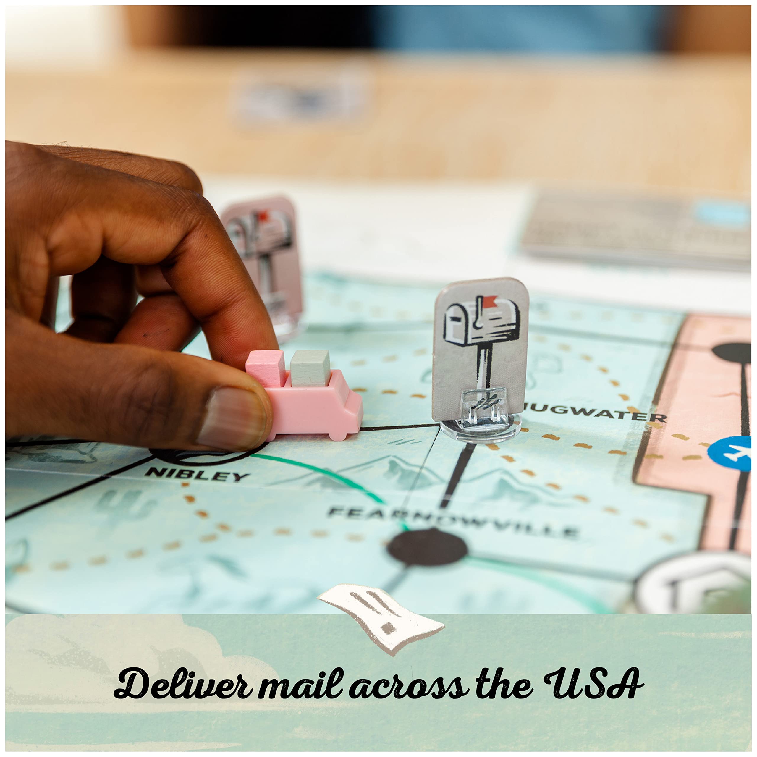 Spin Master USPS Transport Card Set enables diverse routes across the map.