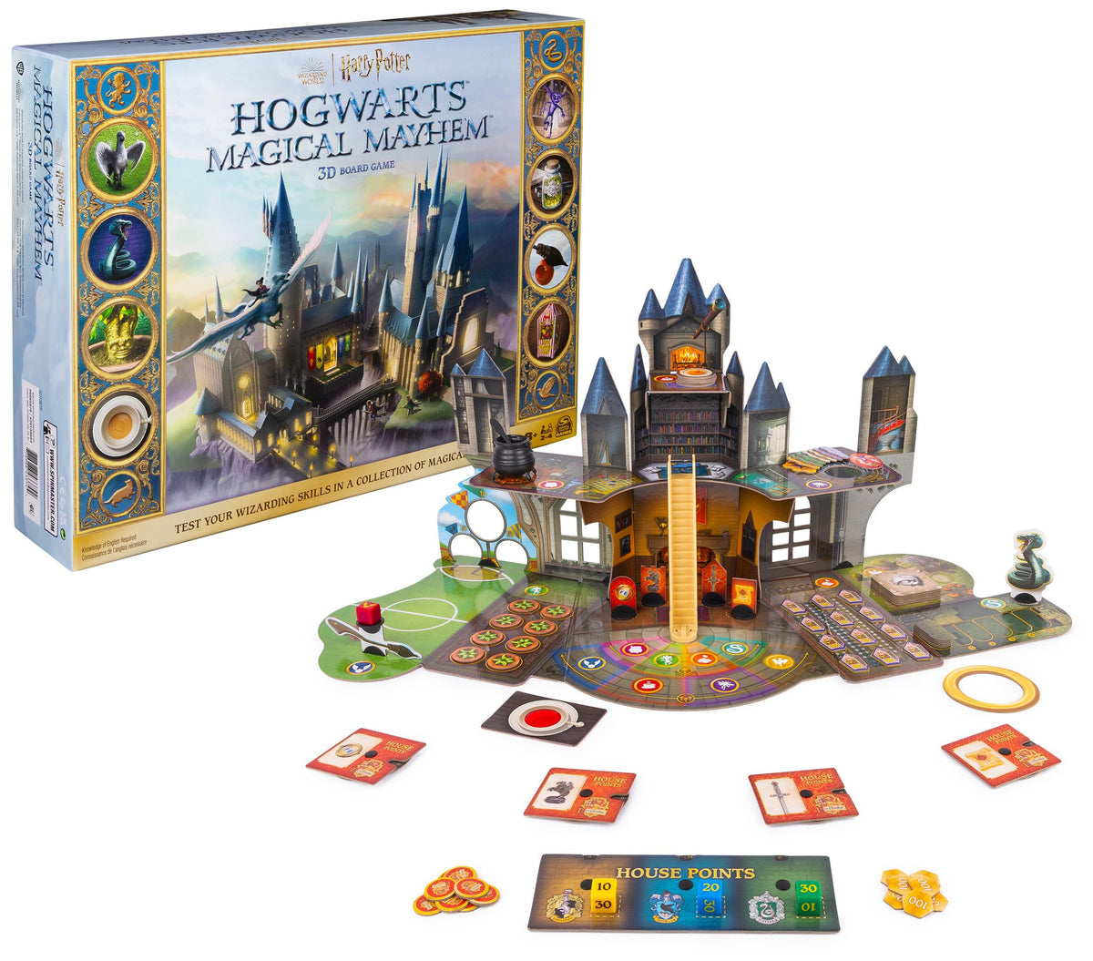 Spin Master Hogwarts 3D gameboard towers for immersive play and display