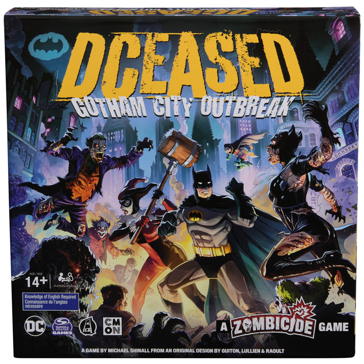 Spin Master DCeased Batman miniature for strategic cooperative battles.