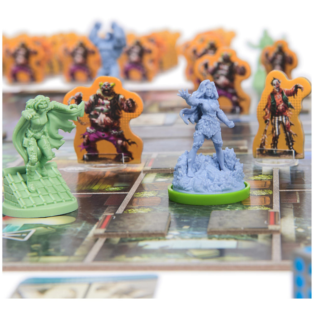 Spin Master DCeased bystander standees for rescue objectives.