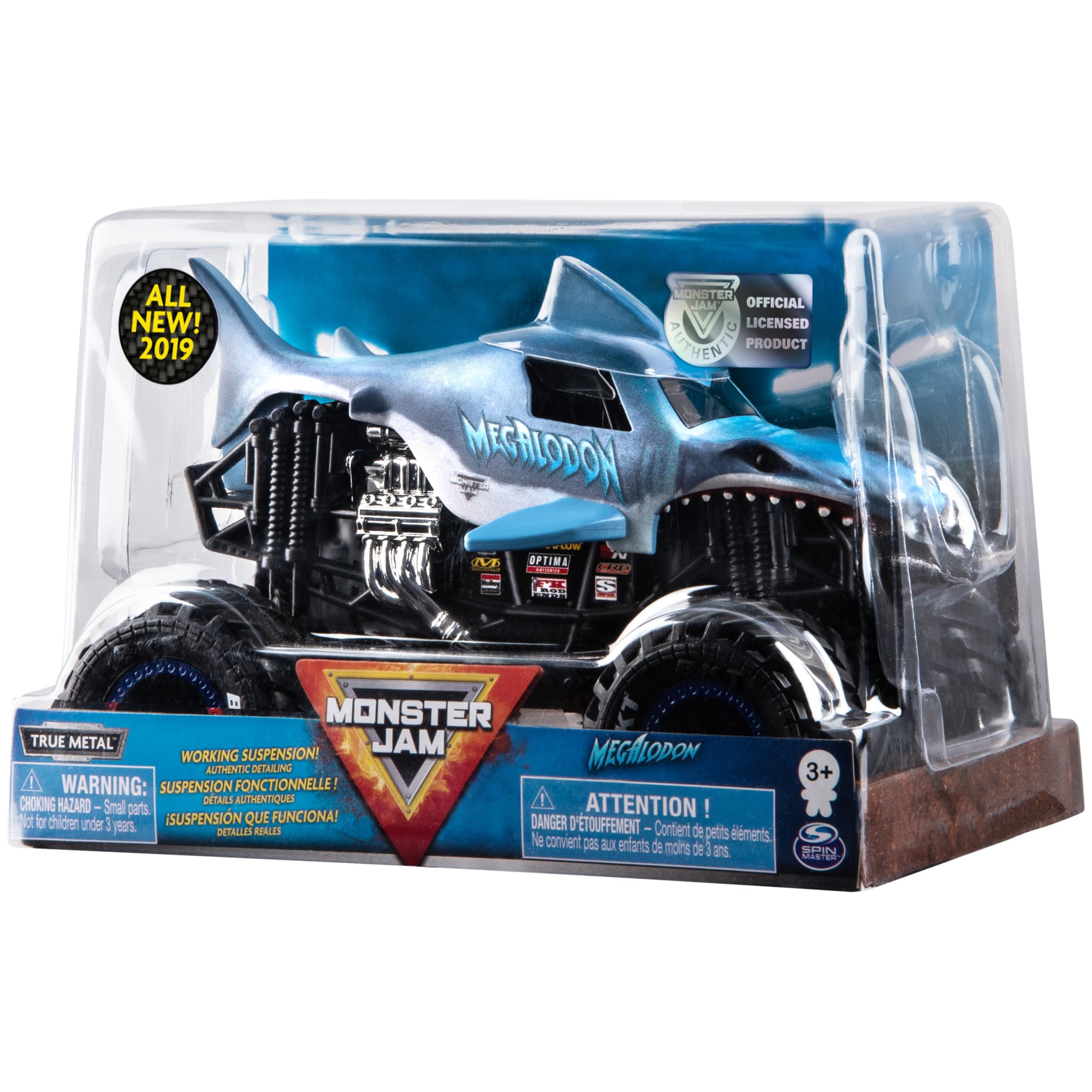 Spin Master Megladon packaging display ready for collectors