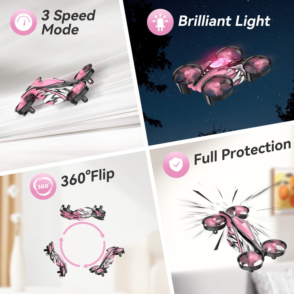 SPINORBITOR drone performing 3D flips with guards for safety
