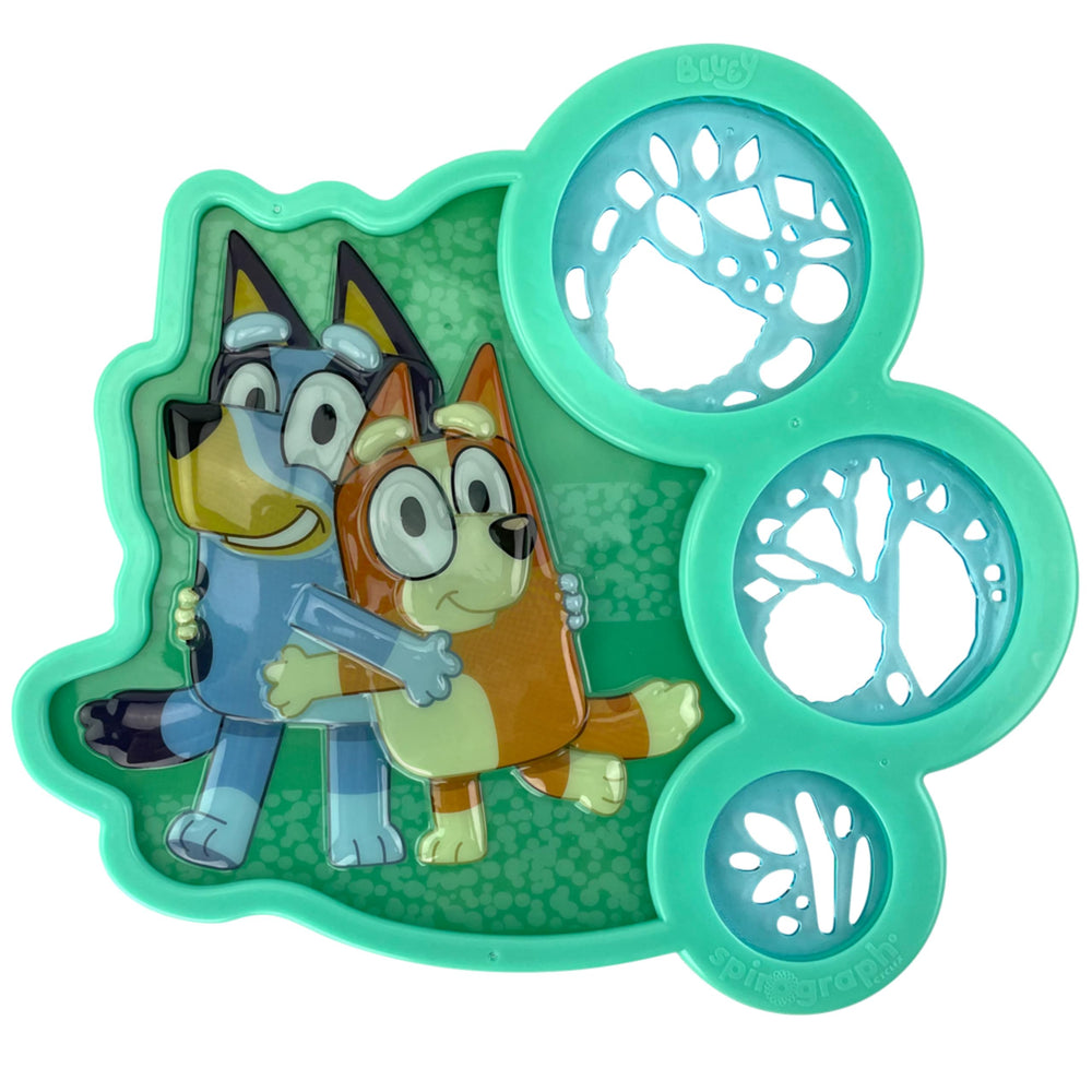 Included design sheet inspires Bluey-themed artwork and storytelling