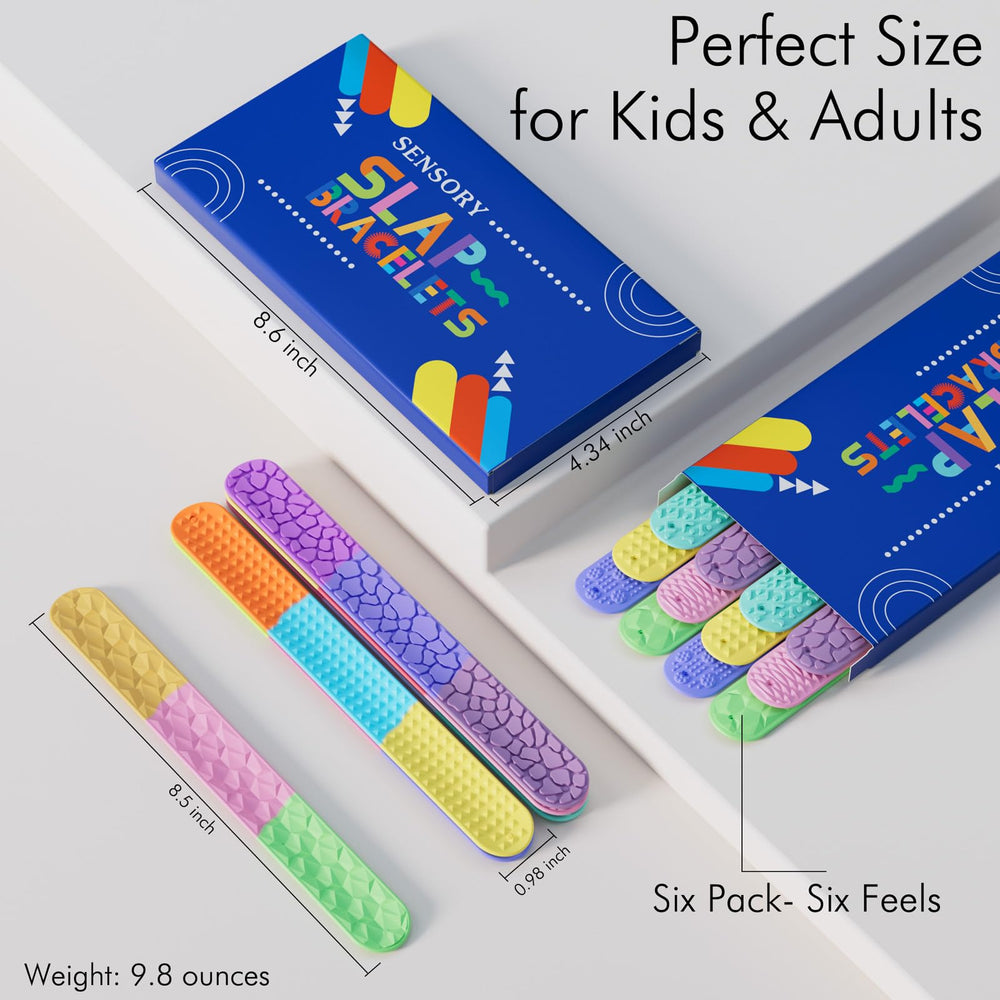 Spkwis Sensory Slap Bracelets during travel help maintain calm on flights.