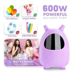 SPLAKS dual-nozzle balloon blower inflates two balloons at once for faster decorating.