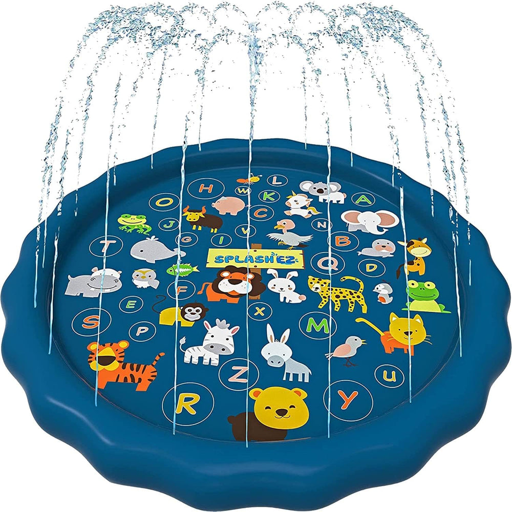 SplashEZ 3-in-1 splash pad learning mat for toddlers offers interactive play.