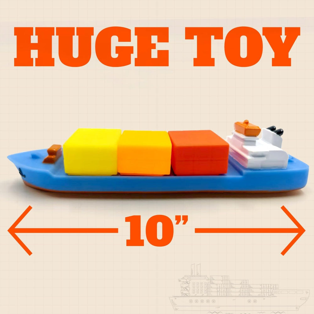 SplashEZ cargo ship floating in bath inspires imaginative water play