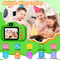 SplashNSpray Kids Camera display close-up showing vibrant screen and clarity