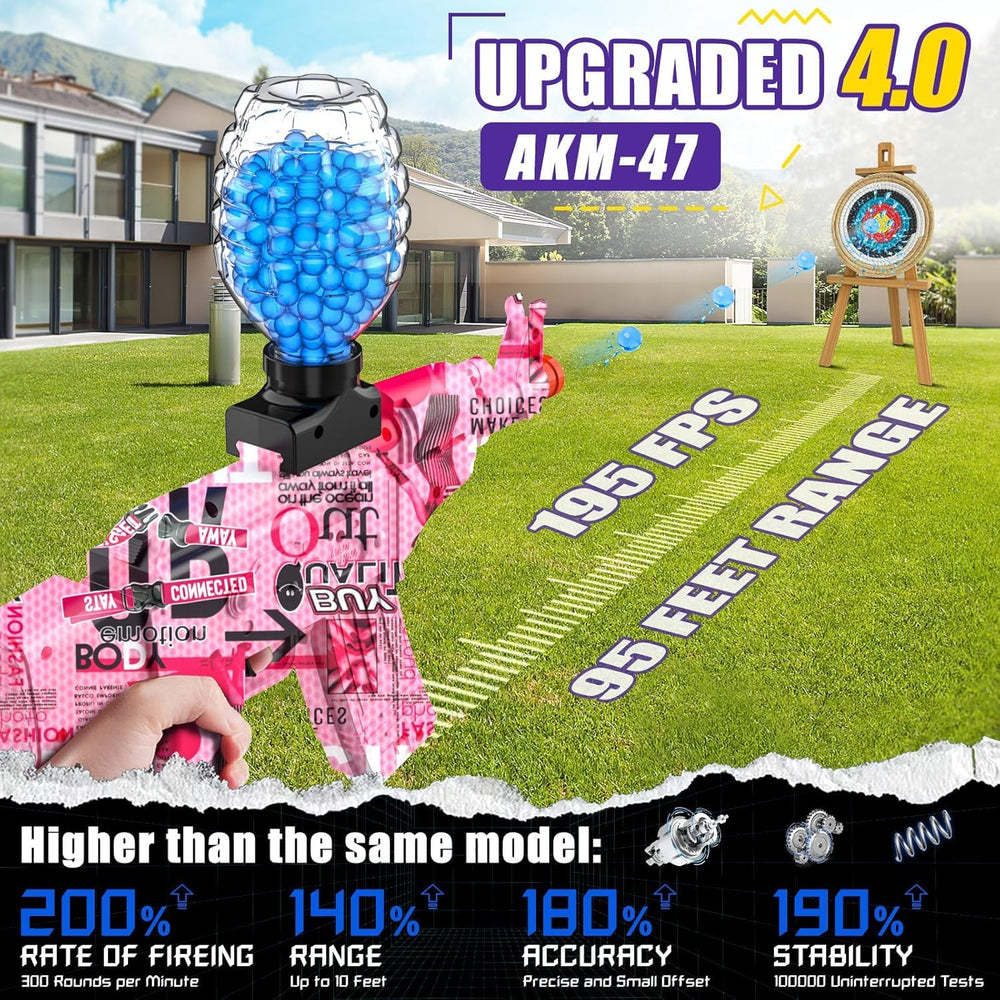 Splat Gun ABS body durable for rugged outdoor use