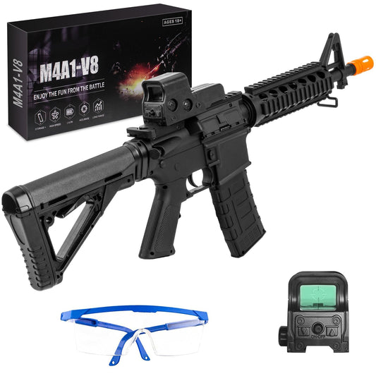 Splat Gun M4A1 front view shows compact, action-ready design for outdoor play.