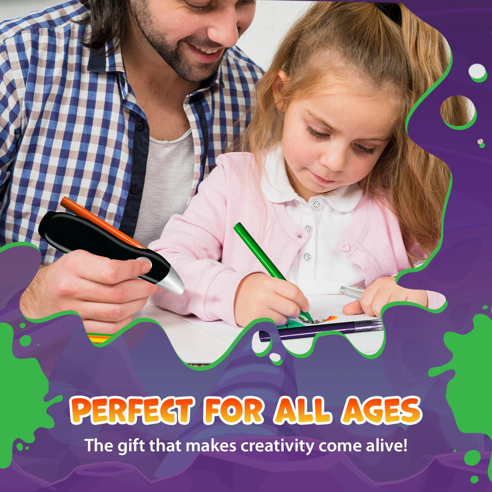 Splat Planet educational art kit suitable for toddlers to adults.