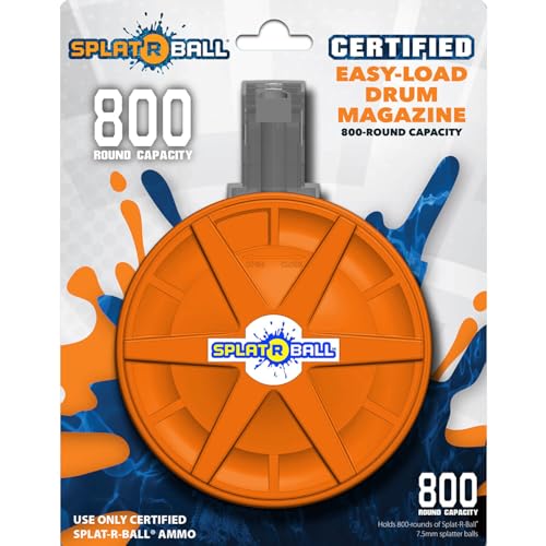 SPLATRBALL front load port enables fast filling, minimizing downtime between bursts.