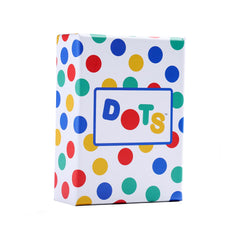 SPLENDID SHUFFLE DOTS box front shows a fast family game for 2–6 players.