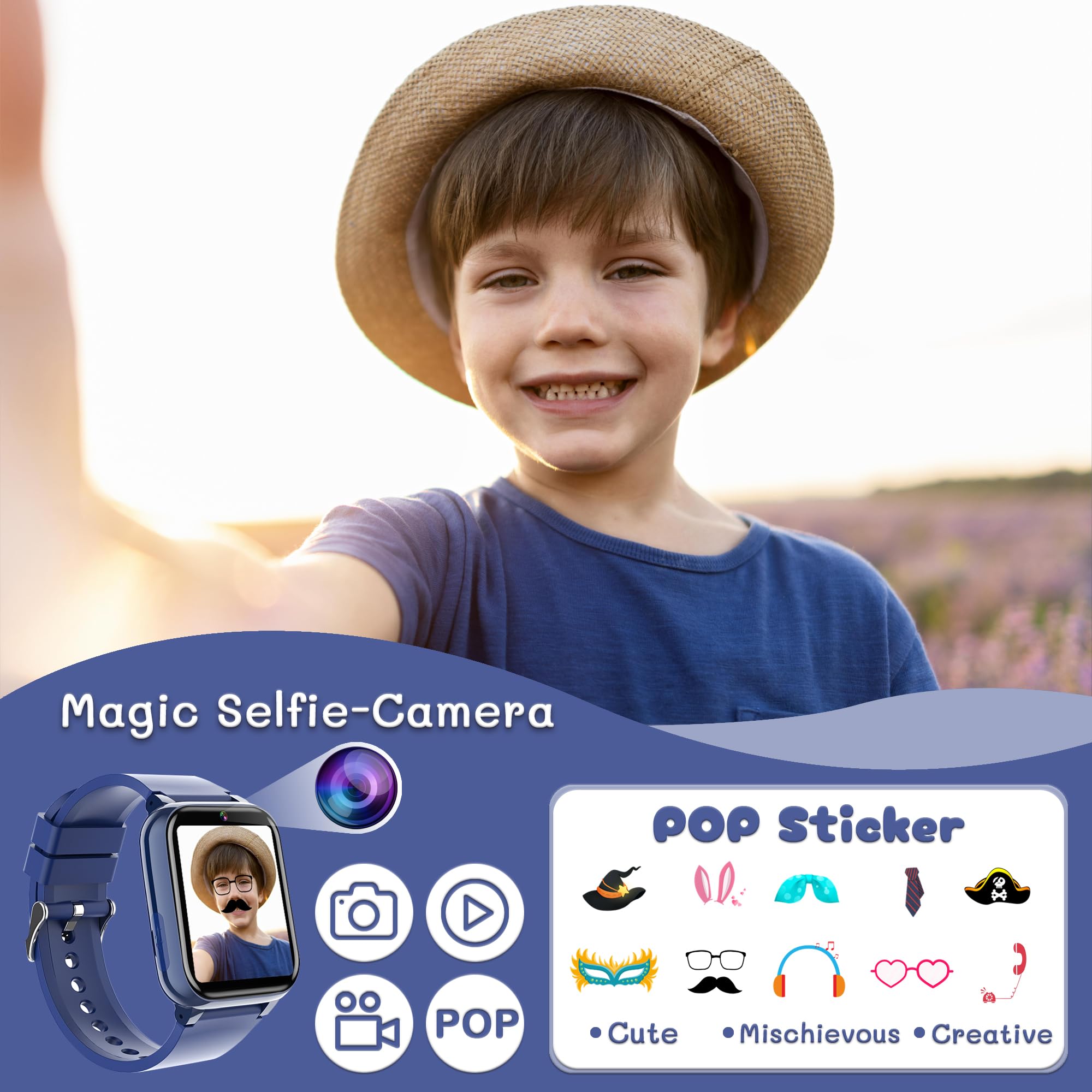 Spodus smart watch gift idea for children aged 3 to 12.