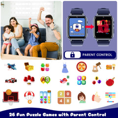 Spodus kid watch touchscreen for easy, intuitive controls.
