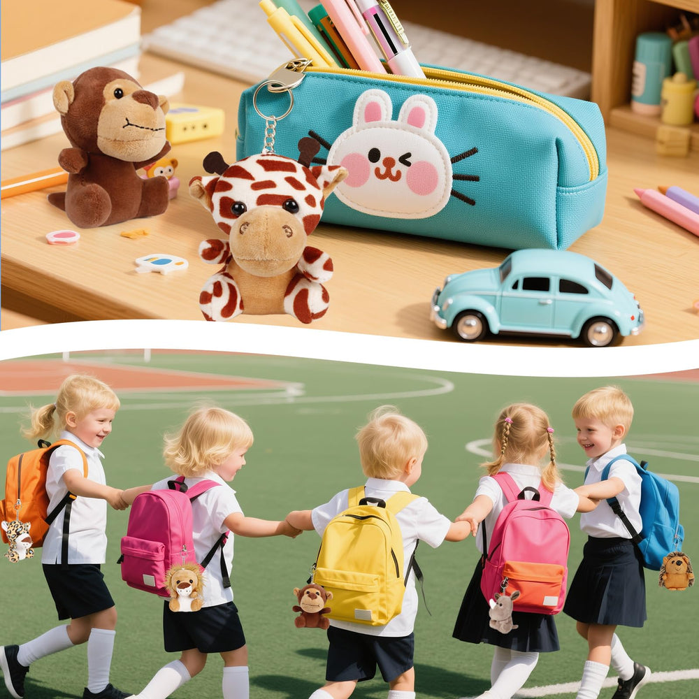 Spoilu giraffe plush - bright decor for desks and party loot.