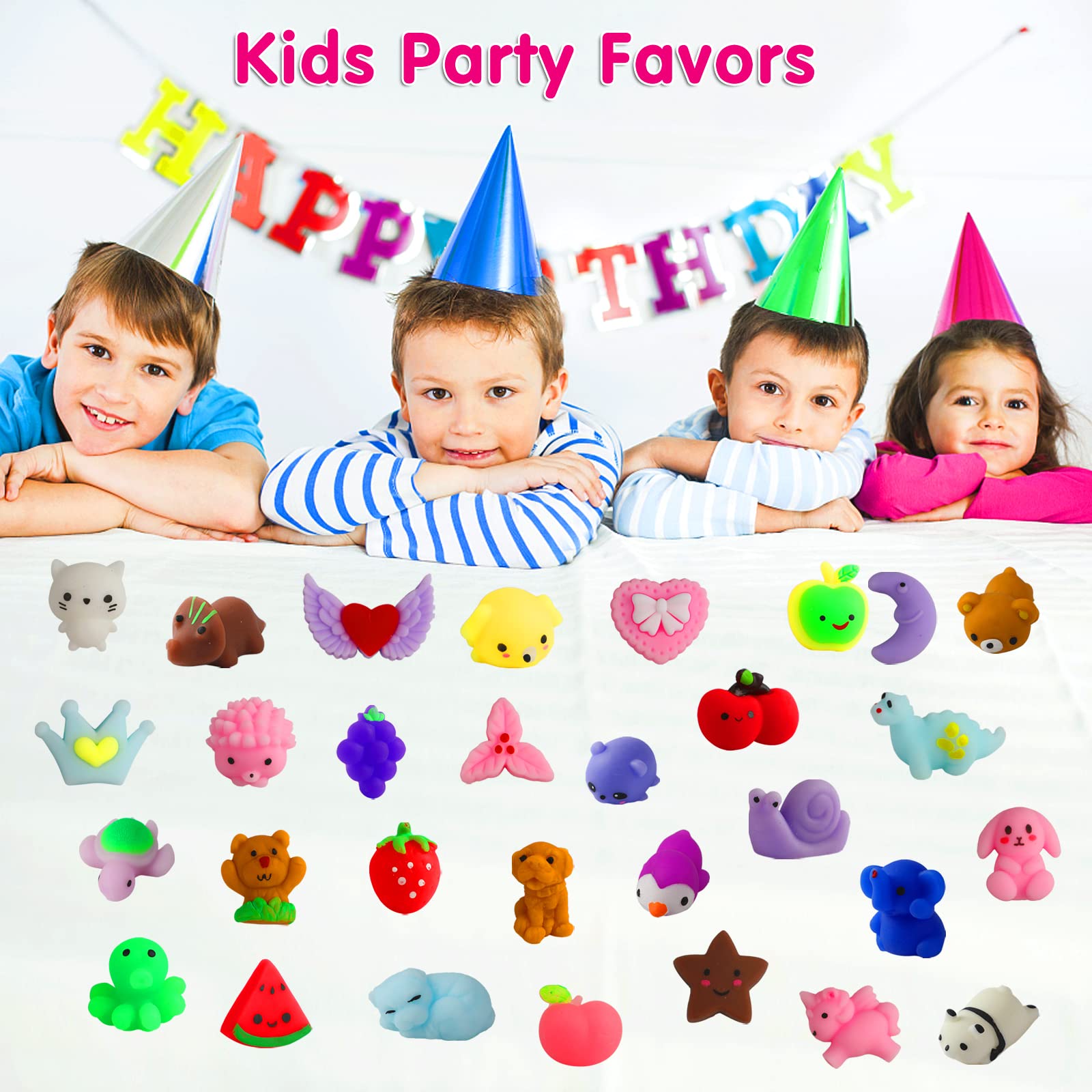 Spolux 100-pack squishies for classroom prizes and tactile fun