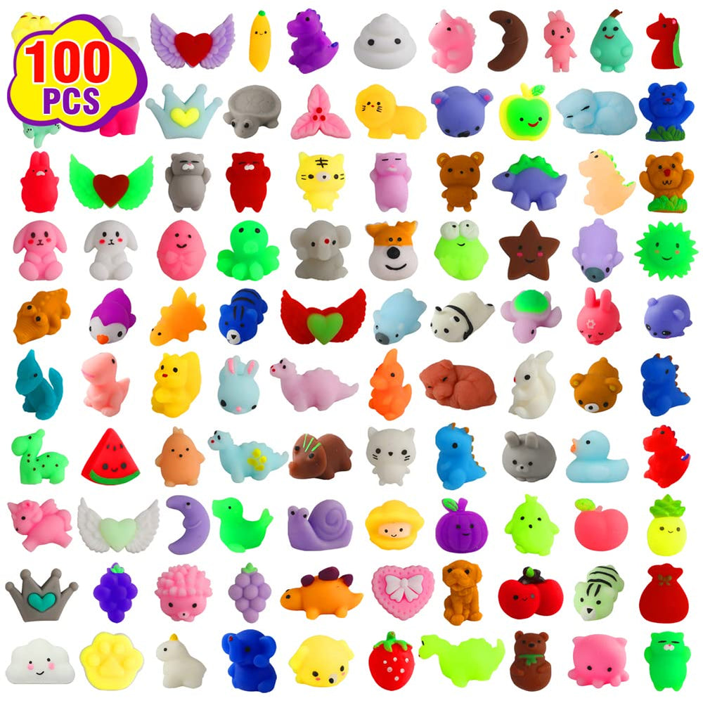 Spolux kawaii squishies variety pack for kids' party favors and stress relief