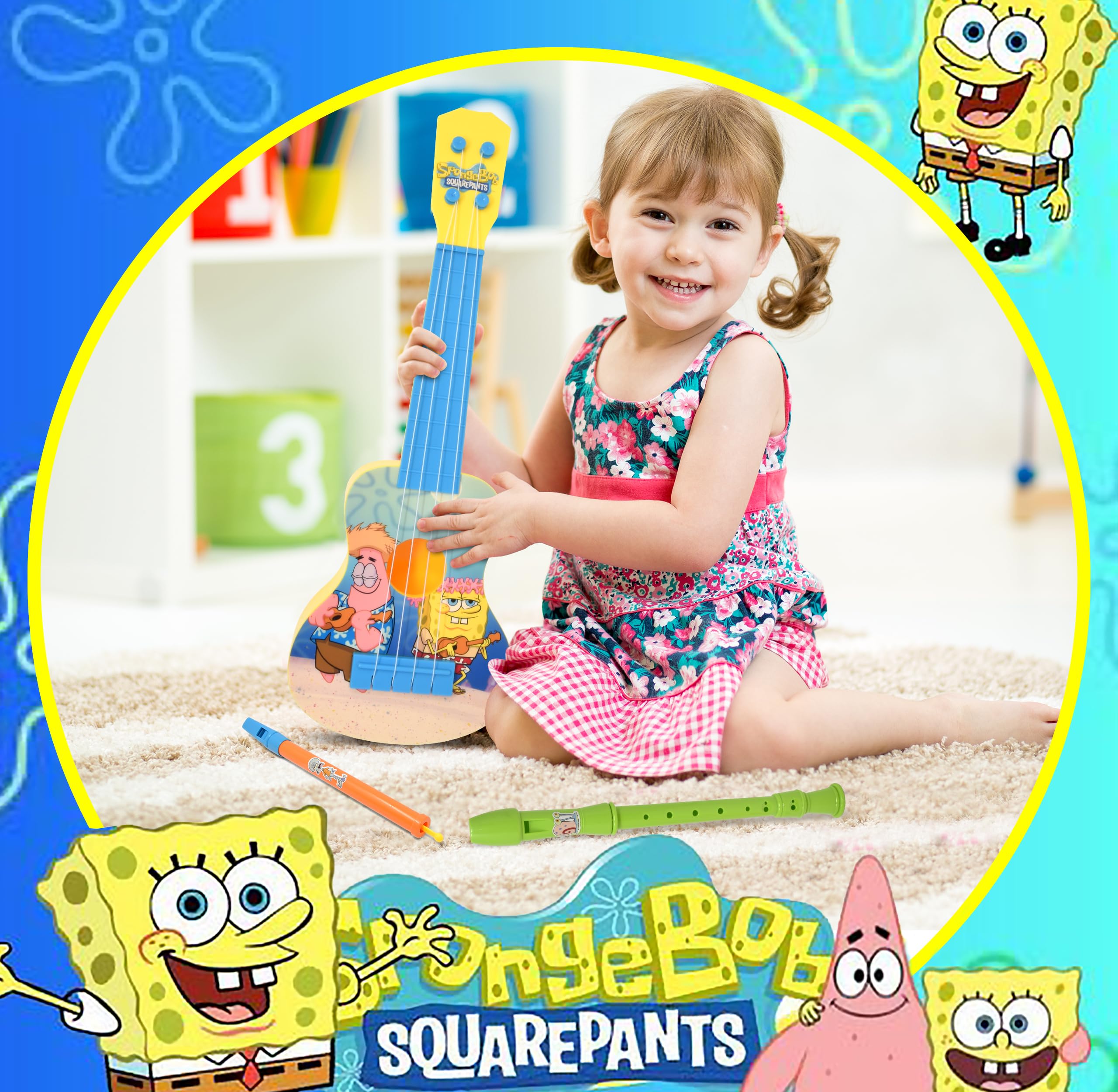 SpongeBob SquarePants bookmark included supports reading and storytelling breaks.