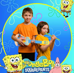 Child playing with SpongeBob SquarePants set supports cognitive and motor skill development.