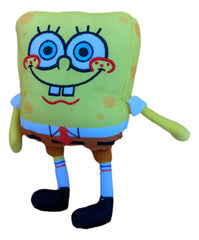 SpongeBob SquarePants plush set ready for playtime or display in a kid-friendly room.
