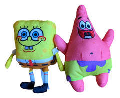SpongeBob SquarePants 10-inch plush doll close-up, cuddly companion for kids.