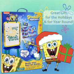 SpongeBob SquarePants art easel with 47-piece drawing set for budding artists