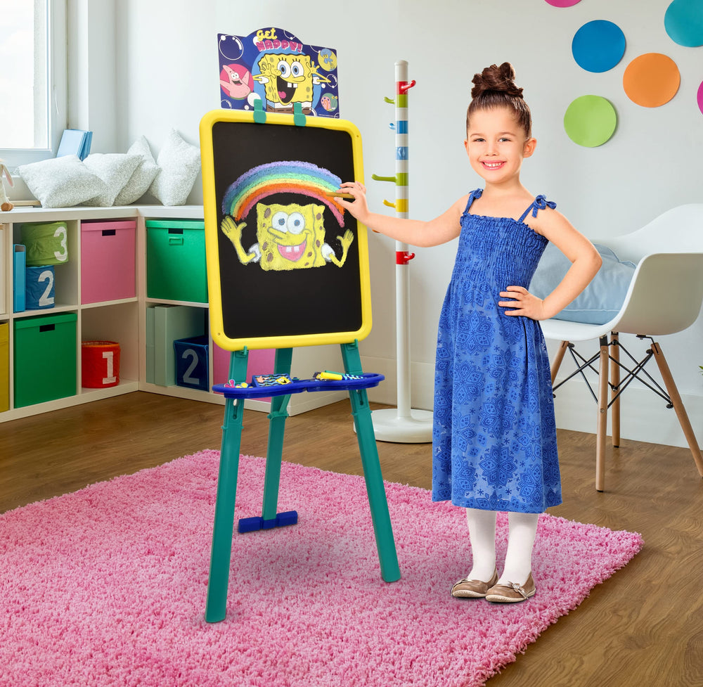 SpongeBob SquarePants dry erase markers and eraser for reusable artworks