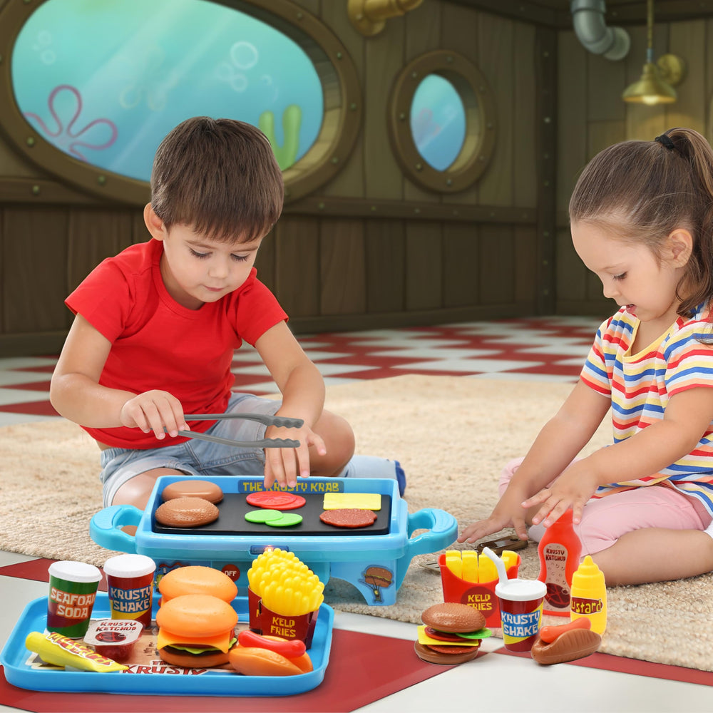 SpongeBob SquarePants safe plastic with rounded edges for little hands.
