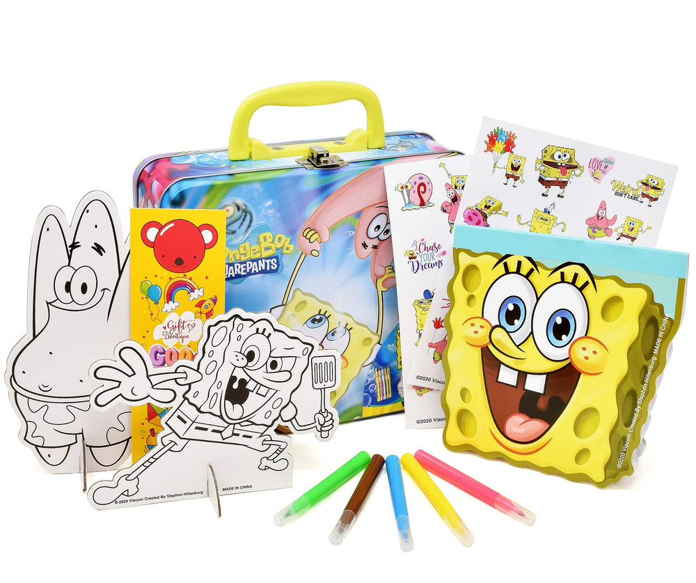 SpongeBob Squarepants stickers set for quick decorating and imagination