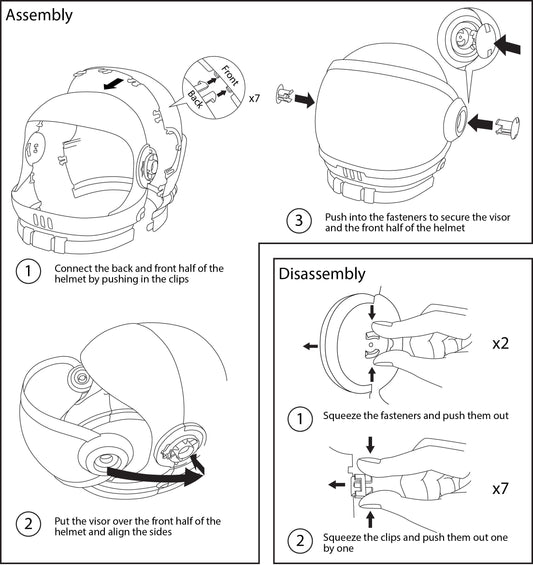 Spooktacular Creations Astronaut Helmet in classroom scene supports imaginative role play.