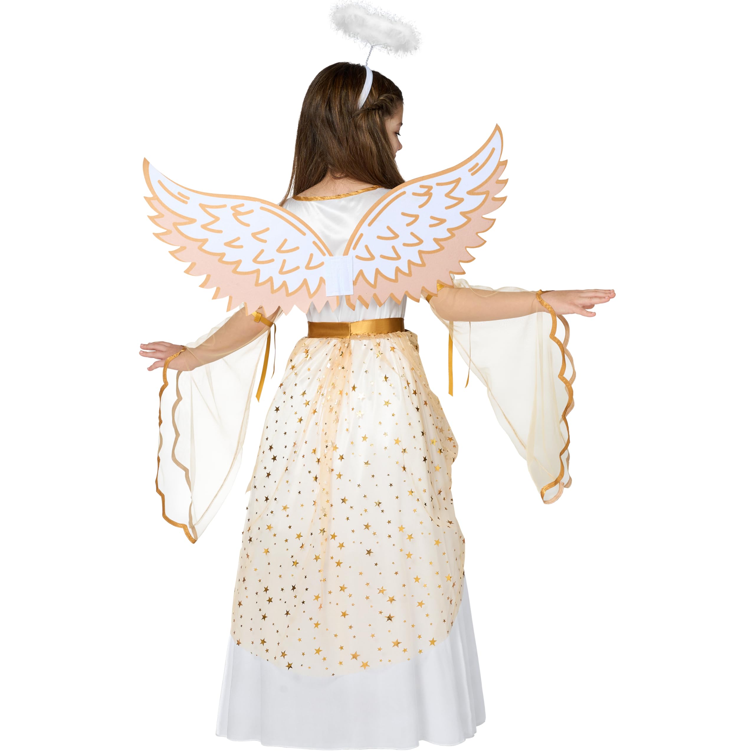 Spooktacular Creations dress skirt with gold foil pattern and shimmer