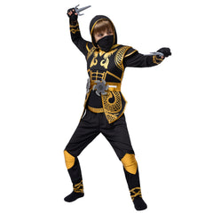 Spooktacular Creations Golden Ninja belt accents costume with adjustable fit.