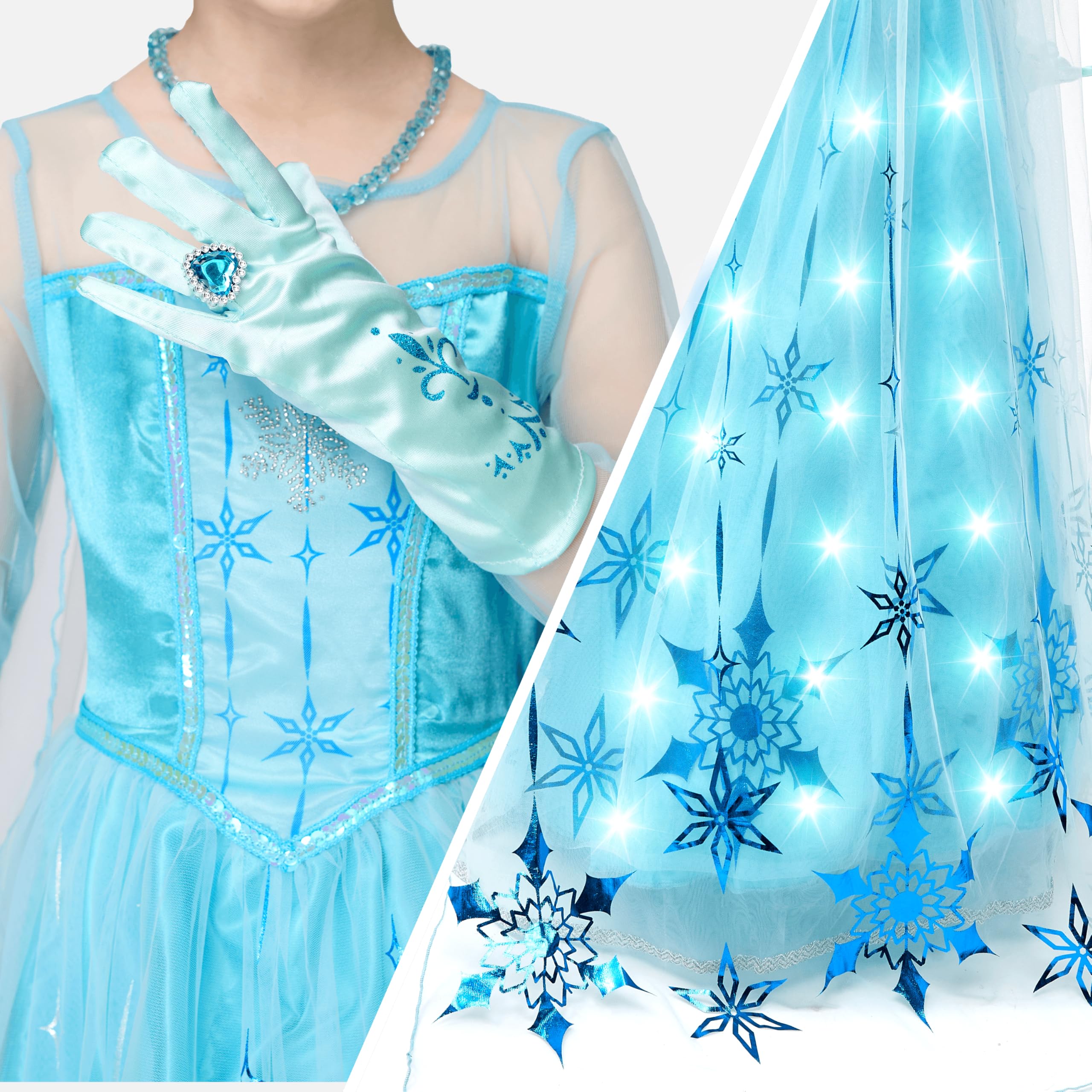 Spooktacular Creations shining crown completes the ice princess ensemble