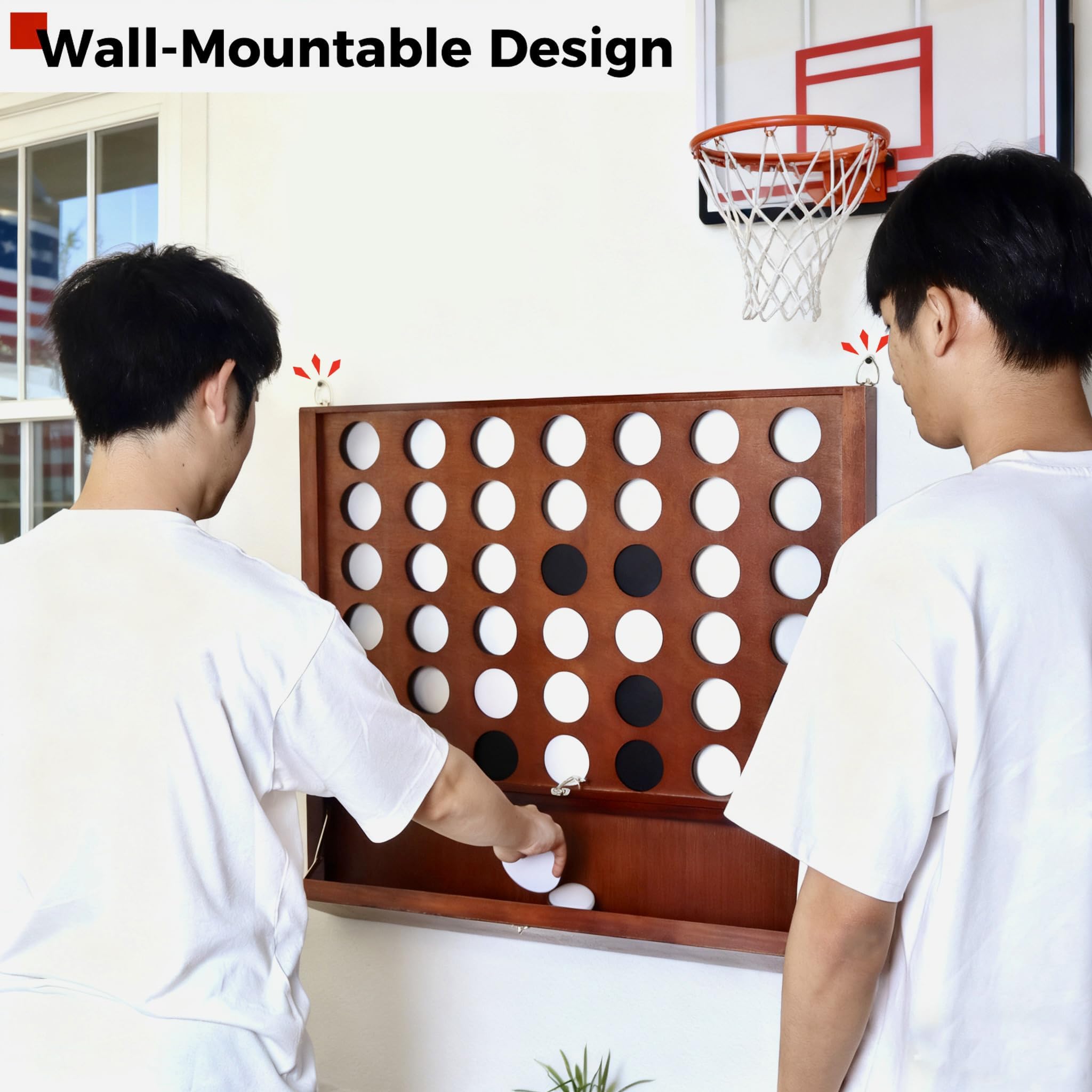 SPORT BEATS Wall-mount setup saves space and adds decor