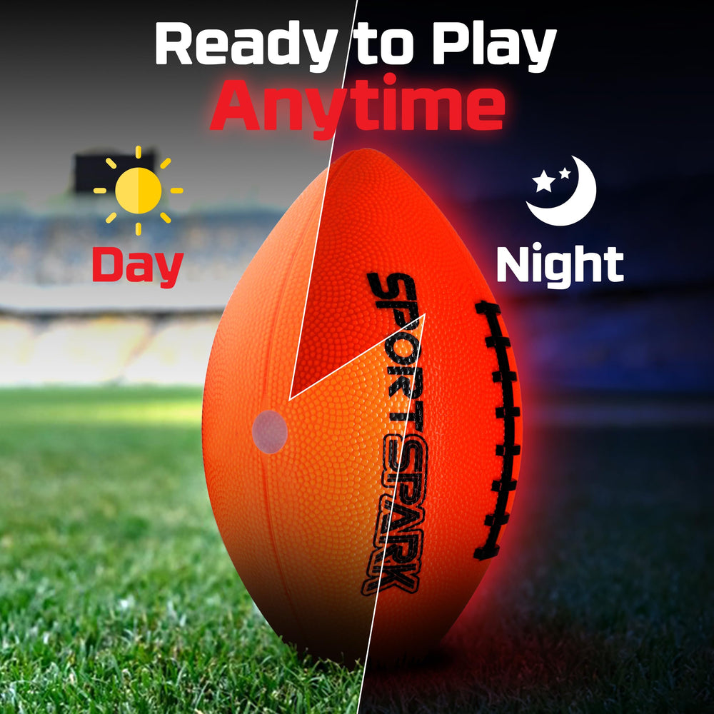 SportSpark light turns on at bounce, creating dynamic illumination.