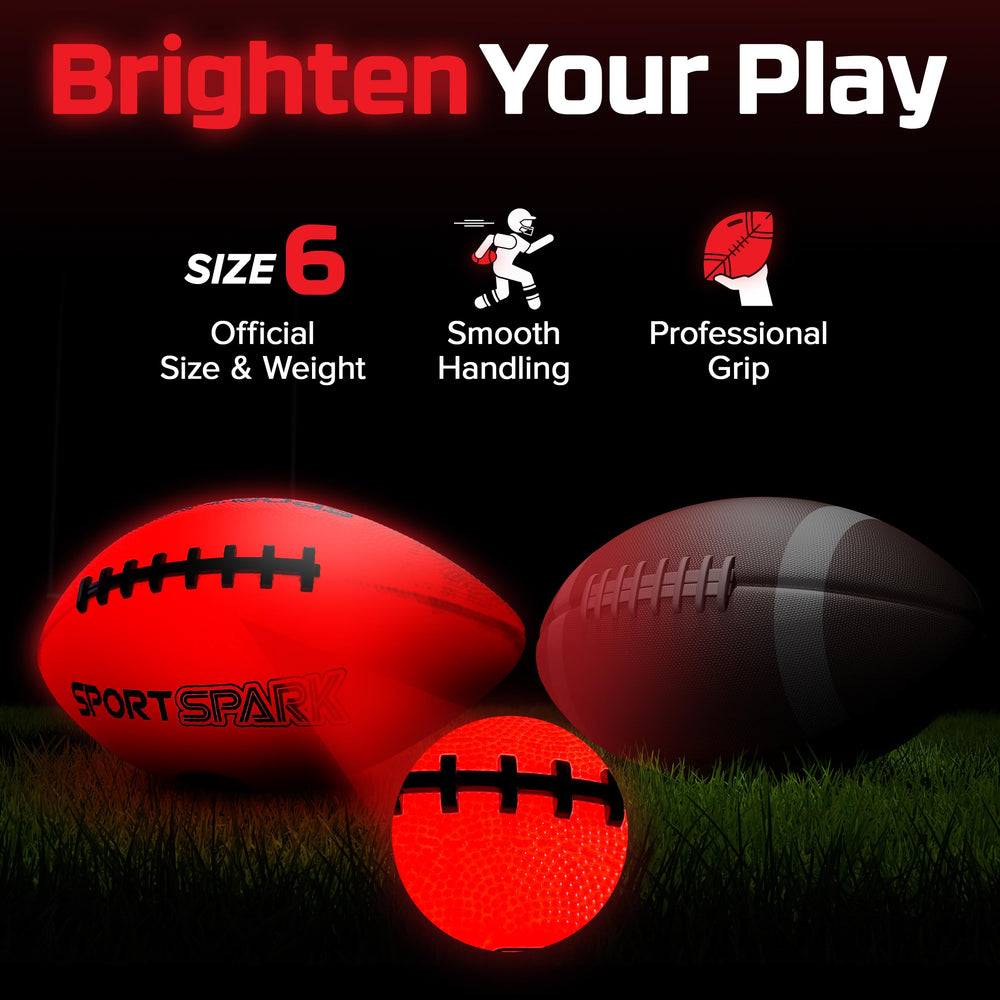 SportSpark official size 6 football for realistic handling.