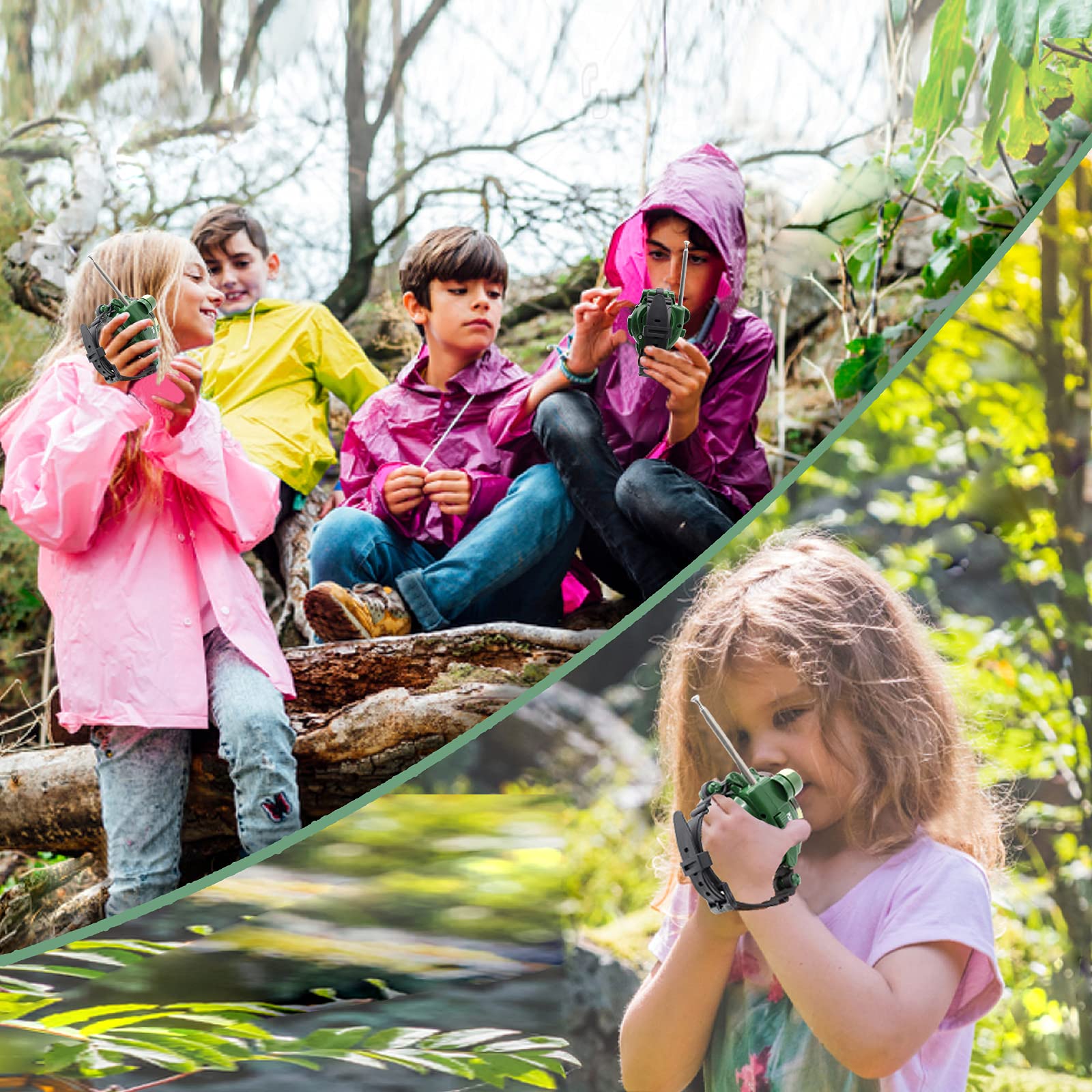 Sportsvoutdoors Walkie Talkies Watch magnifier for quick map checks