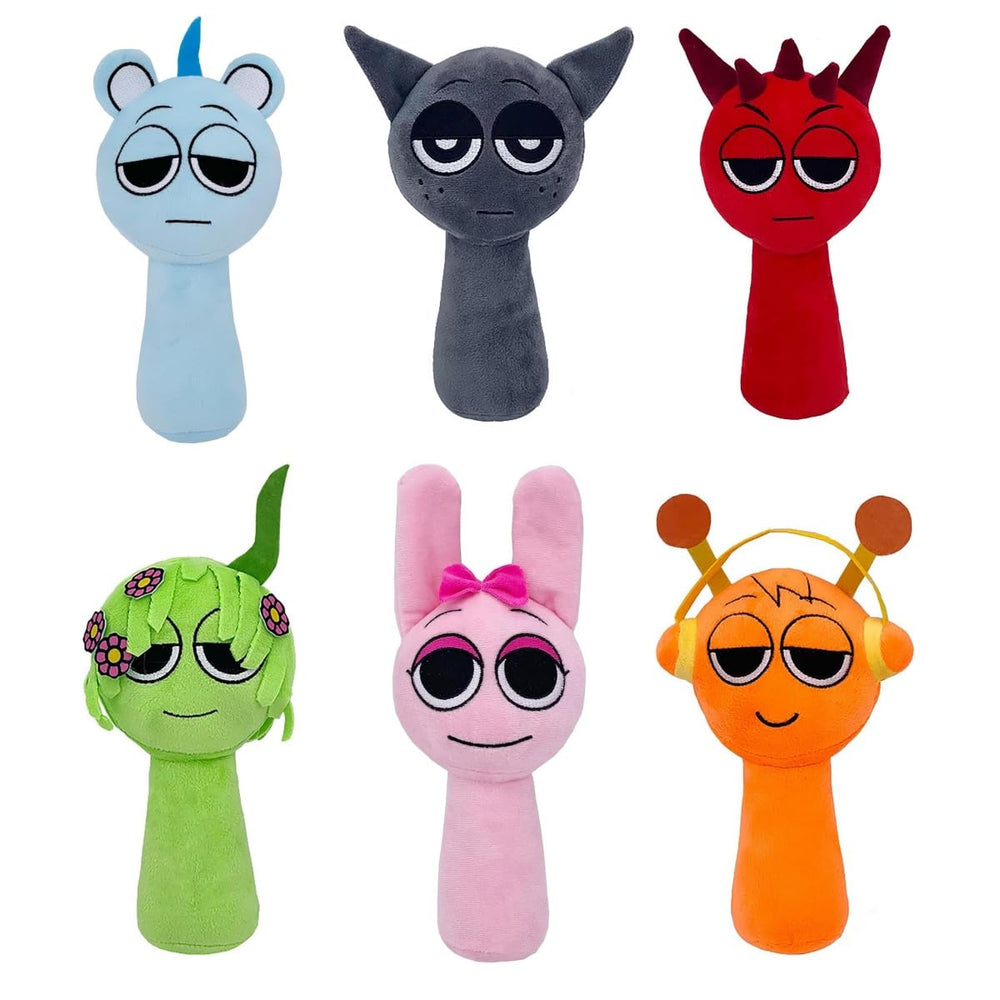 SPR Plush Toys character poseable figure showing dynamic pose options.