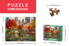 Springbok Central Park Paradise eco-friendly inks deliver vibrant colors for puzzles.
