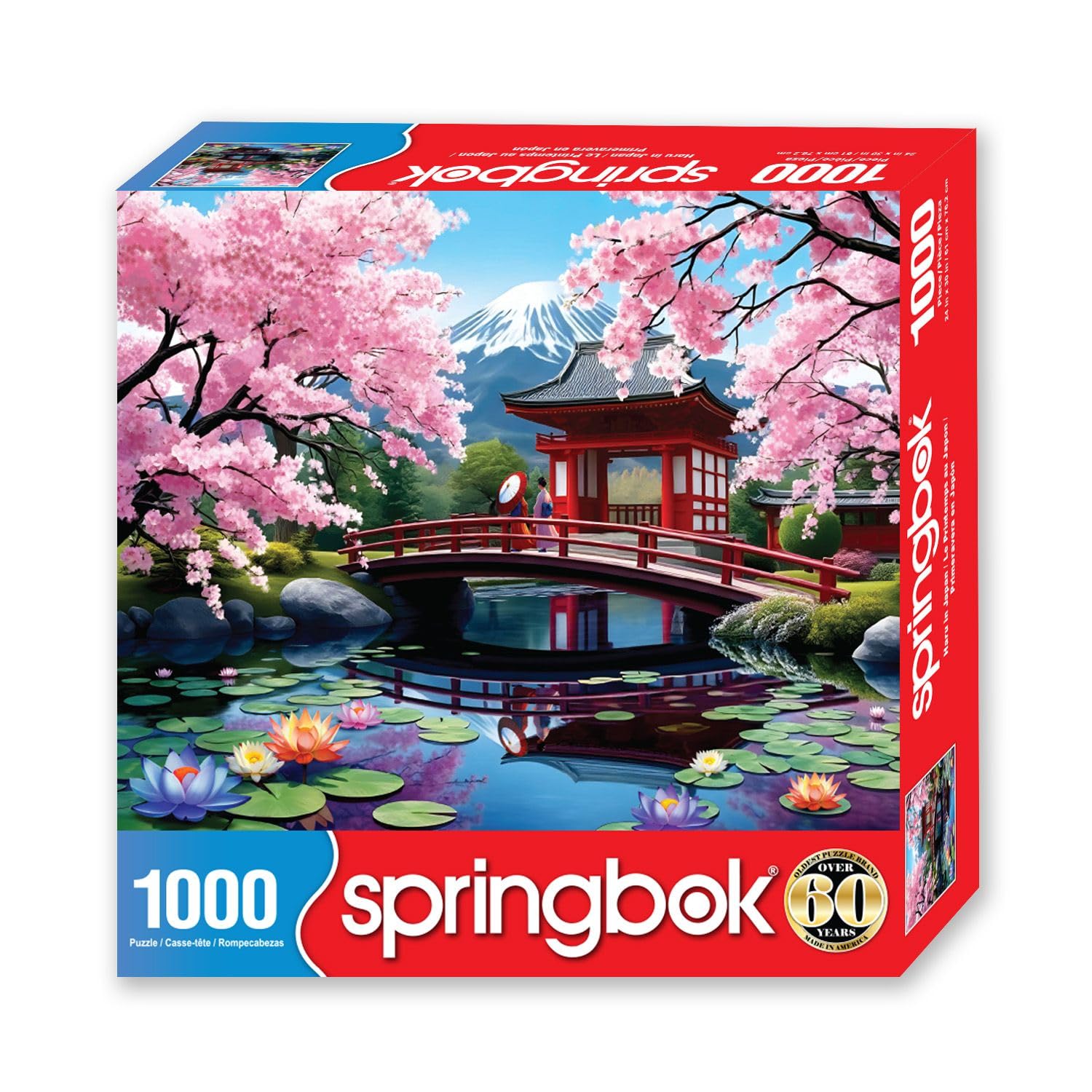 Springbok Haru in Japan: tranquil pond with lotus accents, ideal for solo puzzle sessions.
