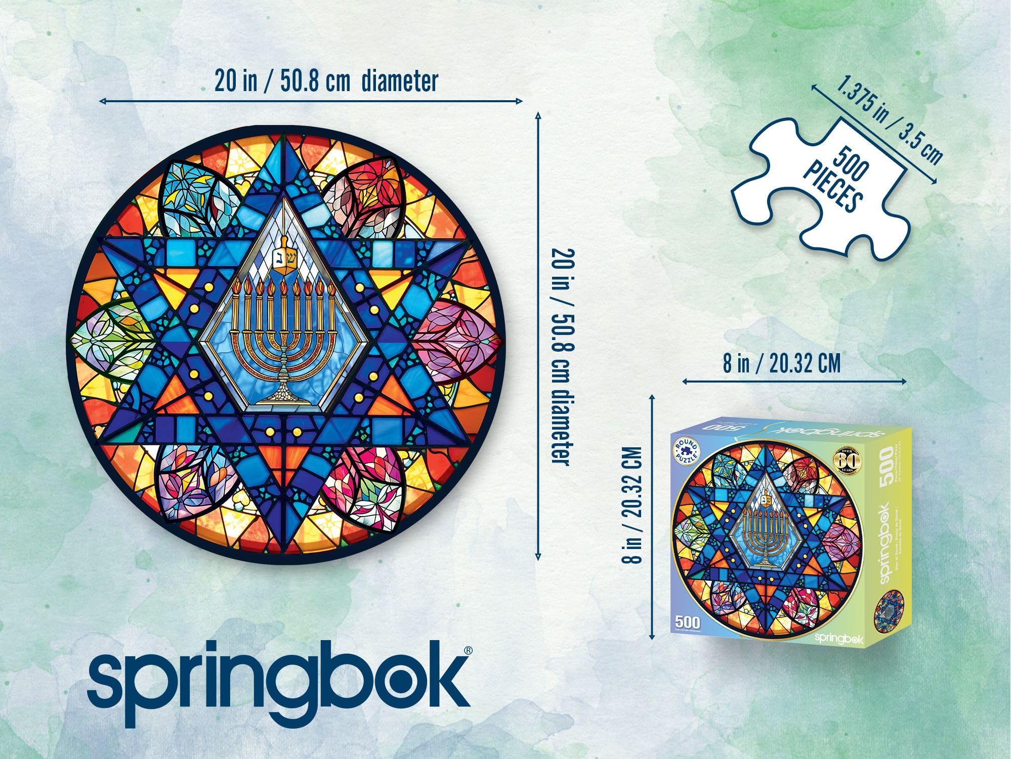 Springbok USA-made board and soy inks offering durable eco-friendly quality.
