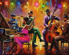 Springbok Neon Notes unique cut pieces, fun challenge for adults